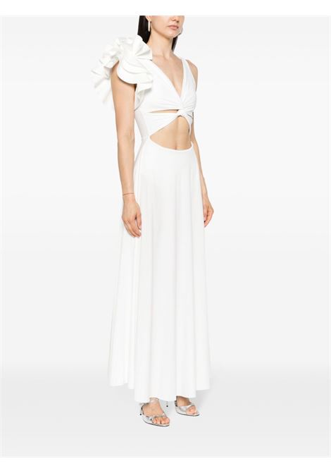 Off-white Blanca cut-out maxi dress - MAYGEL CORONEL women MAYGEL CORONEL | VT009WHT